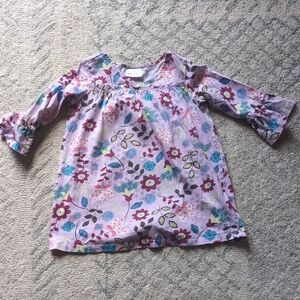 Hanna Andersson Long Sleeve Purple and Blue Dress